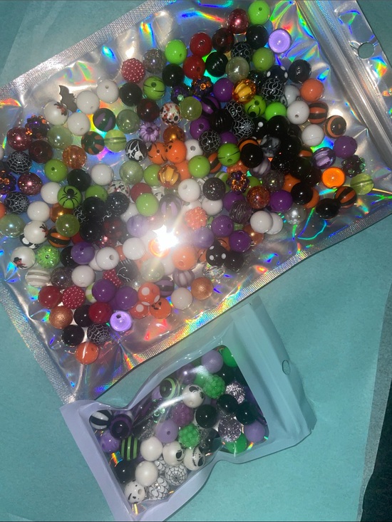 Other - Assorted 12 mm acrylic Halloween Beads